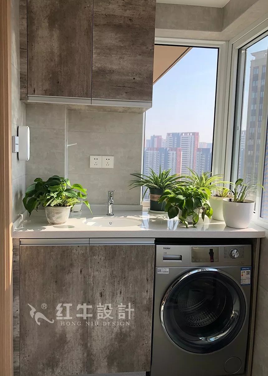 南京鳳悅北園90㎡北歐風格--原木色與暖灰色構(gòu)造的家08陽臺