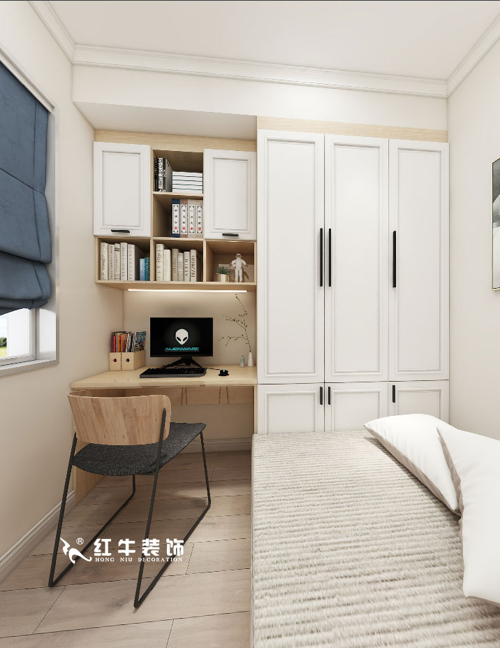 顧娟_金地都會(huì)意境118㎡現(xiàn)代風(fēng)格--弧形沙發(fā)設(shè)計(jì)，獨(dú)特有創(chuàng)意！10書(shū)房設(shè)計(jì)+