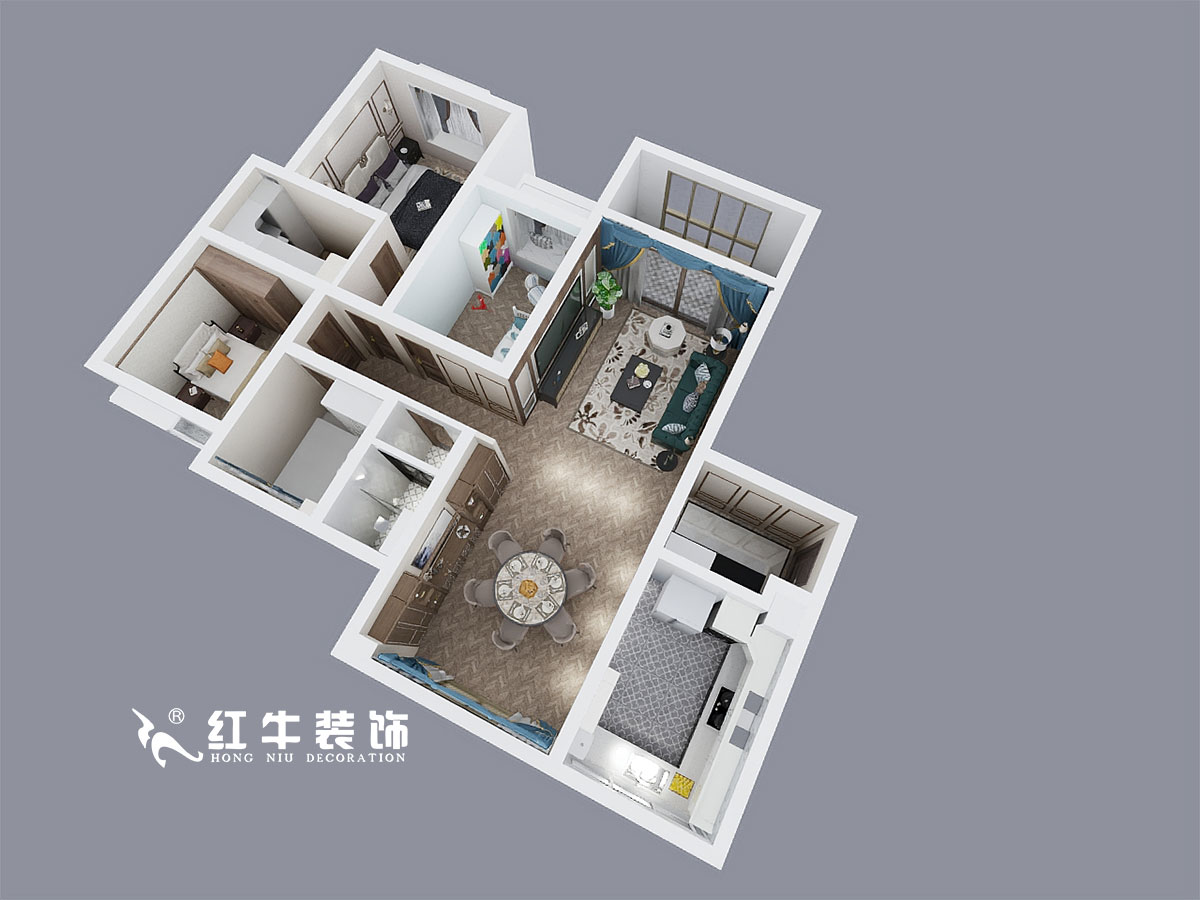 陸利民_雅居樂濱江國(guó)際13-1-2501-140㎡-美式輕奢風(fēng)格00鳥瞰圖