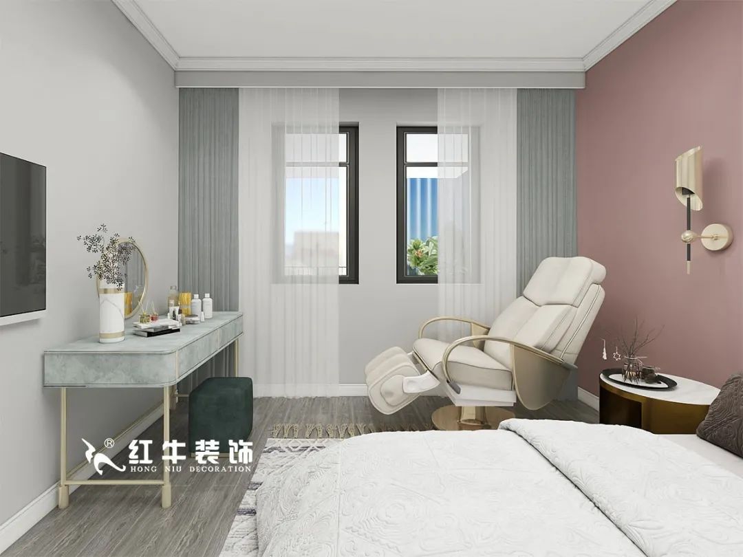 劉萍萍_仙龍灣山莊90㎡輕奢風(fēng)格｜加入一點(diǎn)金屬線條，這個(gè)家高級(jí)又溫柔！09
