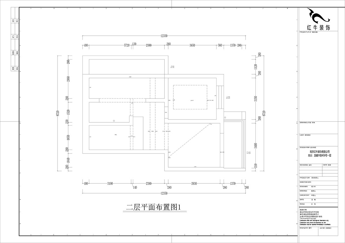 孟憲濤｜攝山星城步青苑18-2-604-120㎡-現(xiàn)代簡約風(fēng)格｜4室2廳2衛(wèi)｜毛坯房裝修｜定制家｜全包16萬｜00_02二層原始框架圖