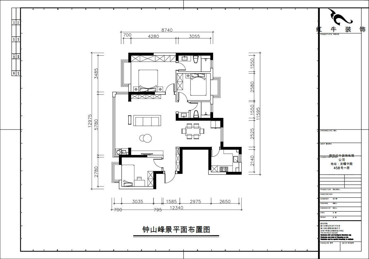 朱彥｜鐘山峰景5-1102-128㎡-現(xiàn)代簡(jiǎn)約風(fēng)格｜3室2廳2衛(wèi)｜精裝修改造｜定制家｜全包14萬｜00_02平面布置圖
