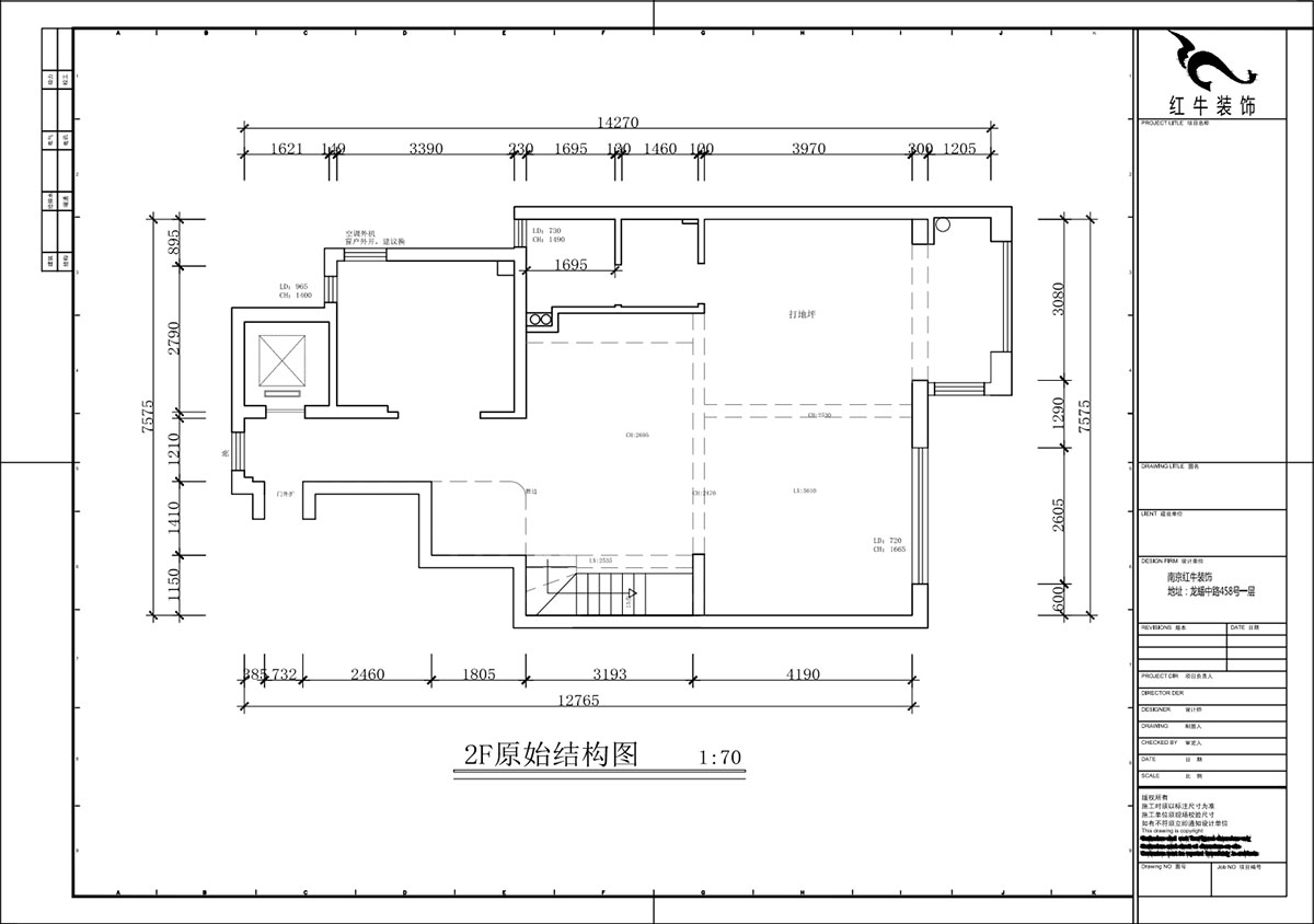 蔣?。┥紧斈芷咛栐?-205-280㎡-現(xiàn)代簡約風(fēng)格｜復(fù)式｜4室2廳3衛(wèi)｜毛坯裝修｜定制家｜全包40萬｜00_01一層原始結(jié)構(gòu)圖